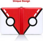 JoyHood Card Binder for TCG Cards, Trading Card Holder with Sleeves, Game Collection Card Album Fits PTCG, Sports Card, Holds 400 cards, Gifts for Boys/Girls (Silver Ball) - Image 4